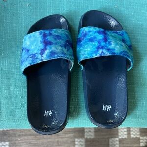 H&M Blue Tie-Dye Kids Sandals